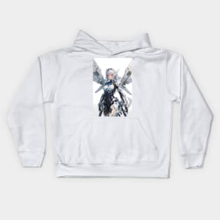 mechanical girl01 Kids Hoodie